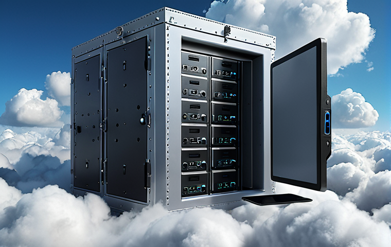 **
A giant digital vault in the clouds, protecting data from loss and damage. Show various devices (computer, phone, tablet) connecting to this secure vault. The scene should represent the benefits of cloud storage, such as accessibility, file sharing, and virus protection.
**