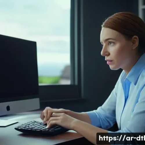 데이터 복구 소프트웨어 비교 - **Prompt:** A close-up shot of an adult individual (male or female, fully clothed in smart casual we...